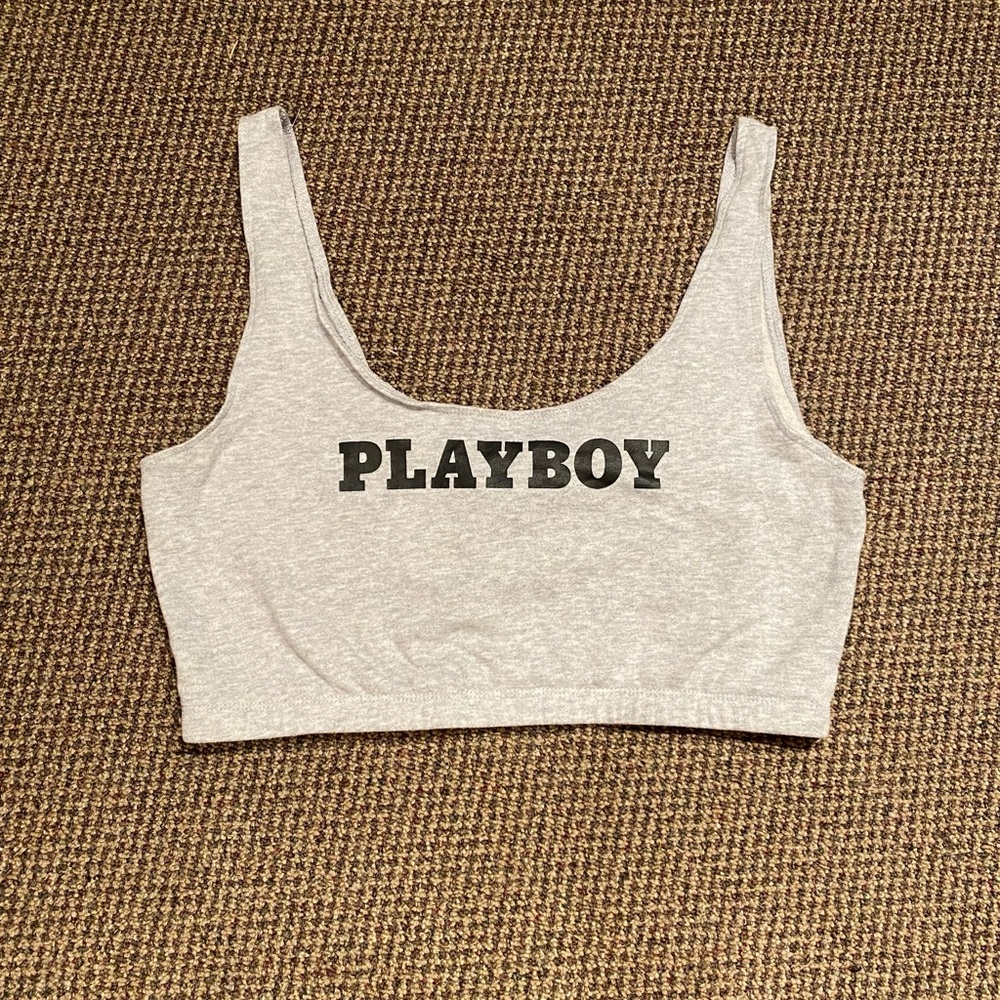 playboy crop tank